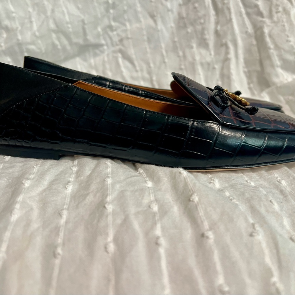 Tory Burch Charm Loafers‎ Size 6M Leather - Picture 3 of 7
